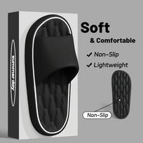 Women's Indoor/Outdoor Comfortable Non-Slip Bathroom Slippers 36-37 juoda