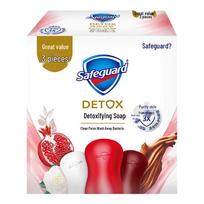Safeguard Detoxifying Bar Soap Assorted 3-Pack