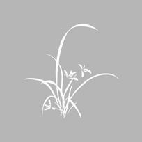 Elegantiškas baltos orchidėjos lango lipdukas Zen namų dekoro lipdukas Lipnus svetainės durų augalinės dailės lipdukas Nuplėšk ir klijuok 29*40cm balta