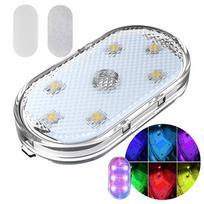 Magnetinis lietimui jautrus LED automobilio žibintas, 6 LED, 5 V, įkraunamas USB/C tipo – daugiaspalvis salono apšvietimas Type-C balta