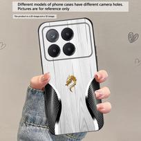 Auksinė drakono galva skirta Xiaomi Poco X7 M7 Pro 5G M5 X4Pro M4 6 4G C65 75 F6 F5 X6 5 7 X5 F7 Ultra M5S 4Pro 5G minkštas telefono dėklas Poco M4 Pro 5G