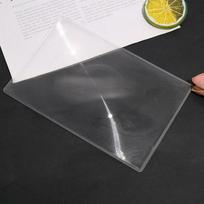 Didinimas X3 Skaitymo pagalba Stiklinis lęšis Itin plonas Stiklinis lęšis Didinamasis stiklas Didelis lapas Didinamasis stiklas Unisex transparent edge