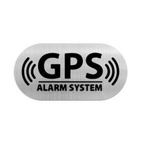 16*8cm GPS sekimo signalizacijos lipdukas Daugiaspalvis vinilas Atspindintis įspėjamasis lipdukas Motociklo transporto priemonės reikmenys Signalizacijos sistemos lipdukas