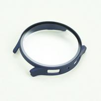 Grūdintas stiklas+Dėklas Samsung Galaxy Watch 7/6/5/4 dangtelis 44mm 40mm Pilnas PC buferis ekrano apsauga Galaxy watch FE Priedai Galaxy 7 40mm juoda
