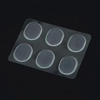 6Pcs/sheet Silicone Gel Shoe Insole Inserts Pad Cushion Foot Care Heel Grips Liner