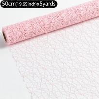 Atsparus vandeniui gėlių vyniojamasis popierius Žakardinis tinklinis puokštės vyniojamasis popierius Gėlininkų reikmenys vyniojimui Red
