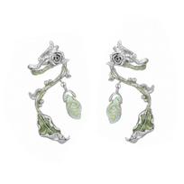 Nature Inspired Climbing Vine Ear Cuffs for Sensitive Ears Secure Fit Cartilage Earrings Zinc Alloy 1