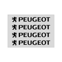 Durų Rankenėlių Lipdukai Padangų Galinio Vaizdo Veidrodėlio Lipdukai Peugeot 208 301 RCZ 407 408 4008 308 3008 Rifter 5008 508 2008 Automobilio Stilius ruda