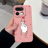 For Oppo Realme 16 15 14 Pro Plus C85 Pro Reno15 Pro Oppo A6X A96 A95 A94 A93 A92 A91 A72 Phone Case Love Heart Soft Liquid Silicone Lightweight Cover Realme 16 Pro 5G