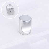 1PC Modern Simple and Round Thumb Handle, Drawer Wardrobe Door Handle sidabras