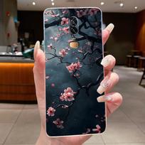 For OnePlus 6 6T Case Luxury Fashion Butterfly Flowers Phone Cover Clear Soft TPU Silicone Casing For One Plus 6 1+6 1+6T Bumper OnePlus 6T gray