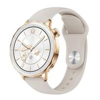 18mm 20 22mm Moteriškas silikoninis apyrankė Huawei GT5/GT4 41mm GT5Pro 46mm Xiaomi watch S4 Juosta Samsung Galaxy 7 6 5 40mm 44mm oppo VIVO watch Dirželis 18mm smėlis