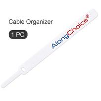 AlongChoice Cable Organizer Wire Winder 15*1.2cm USB Cable Management Clip For Earphone Holder Mouse Keyboard Cord Protector 1 PC balta