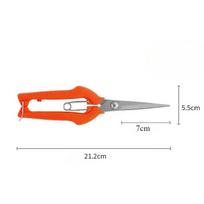 Ergonomic Orange Stainless Steel Fruit Picking and Pruning Shears 1PC oranžinė