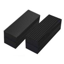 10/15/20/30/40/50Pcs Heavy Duty Fastener Tape Self Adhesive Interlocking Strip Damage-Free Multifunction Car Foot Mat Carpet Fixing Sticker Middle 10pcs black