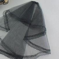 Lolita Bridal Veil with Gothic Headdress - Handmade Hair Accessories for Dark Lolita Girls