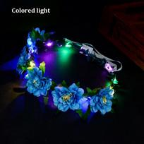 Warm Radiant Light Wedding Party Crown Hair Hoop Sun Flower Headband  Women Girl Birthday Favor 5