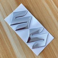 3D Suzuki Lipdukas Logotipas Motociklo Bakelio Emblema Lipdukas sidabras