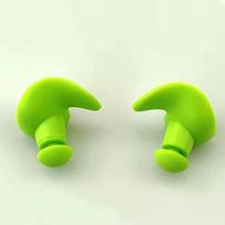 Sleep Swimming Gear Swimming Silicone Earplugs Ear Plugs Anti Noise Earplugs Swim Ear Plugs green-without case