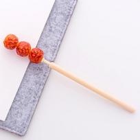 Korean Kebab Skewer-Shaped Ballpoint Pen - Creative Craft Design for Students, Smooth Writing