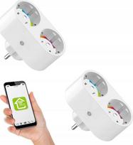 Gosund Nitebird Dvigubas išmanusis kištukas WiFi Gosund SP211 3500W Tuya 2vnt