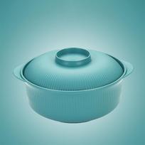 Lid Cover Instant Noodle Bowls 1L Capacity Soup Bowls Durable Plastic Rice Bowl  Hot Rice žalia
