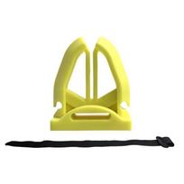 Portable Fishing Rod Holder Silicone Fishing Accessories Gear Storage Pole Rack  Boat Fishing geltona