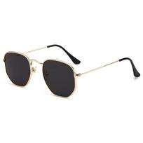 Halloween Collectors Edition Metal Frame Sunglasses With Uv400 For Party And Events GoldFrameGray