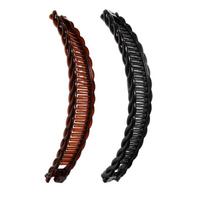 2PCS Hair Styling Banana Clip Set Hair Comb Curved Hair Claw Clip Durable Plastic Hair Accessories for Easy Hair Updo and Styling one size