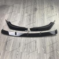 Gloss Black ABS Front Bumper Lip Spoiler Splitter Diffuser For BMW X1 F48 M Sport 2019-2022 Facelift Bodykits Tuning Gloss Black
