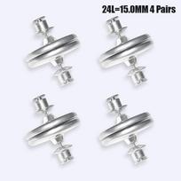 4 poros užuolaidų magnetiniai sagčiai Nuimami užuolaidų stiprūs magnetiniai tvirtinimo spaustukai Reguliavimas Užuolaidų uždarymo magnetinės sagtelės white
