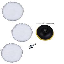 5 7Pcs Car Detailing Wool Pads 3 4 5 6 7 Inches Soft Polishing Mop Wheels Kit for Wax Paint Finish 3inch 5PCS
