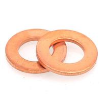 Red Copper Flat Washer Gasket (Sizes: M5-M42) M5*9*1