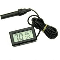 Mini LCD Display Digital Temperature Humidity Thermometer Hygrometer Meter Probe