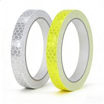 CHENLONB Reflective Tape, Fluorescent Tape, Pack of 2, 1cm x geltona