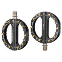 PROMEND Bicycle Pedal Aluminum Alloy Clock-Face Design for Road Mountain Folding Bike – Lightweight, Anti-Slip, 3-Bearing PD-T63