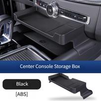 Laikymo dėžutė po centriniu ekranu, skirta Volvo XC60 2018-2026, S60 2020-2026, V60 2020-2026, ABS plastiko interjero organizatorius juoda