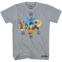 Avatar The Last Airbender the Four Elements T Shirt 130