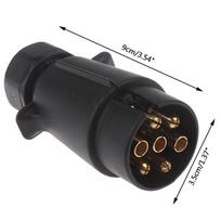12V 13 Pin 7 Pin Trailer Plug For Truck Towing Caravan Car Waterproof Plug Adapter EU Electrical Socket Converter Connector