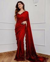 New Launch Heavy Designer Georgette Saree