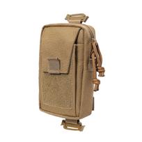 Molle Backpack Strap Bag Phone Holder Outdoor Sports Running Camping Hiking Hunting Accessories Organizer EDC Tool Waist Pouch chaki