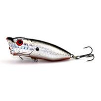 1vnt Hengjia 11g/6.5cm Topwater plūduriuojantis popper masalas upėtakių žvejybos masalas
