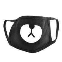 Unisex juodas Cosplay vakarėlis lauke Cool Anti Dust Cotton Mouth Mielas meškiukas