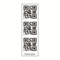 4 lakštų meilės QR kodo netikra tatuiruotė mėgėjams Suaugusiesiems Riešo kūno menas vandeniui atsparus laikinas tatuiruotės lipdukas 4 sheet