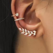 Bohemian NO Piercing Crystal Rhinestone Ear Cuff Wrap Stud Clip Auskarai Moterims Mergaitėms Madingi Auskarai Papuošalai Bijoux