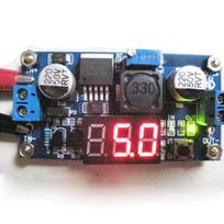Buck Step-Down LM2596 galios keitiklio modulis DC 2,5–40 V iki 1,25–37 V voltmetras
