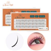 GLAMLASH A/M forma Individuali dirbtinių spyglių blakstienų grupė Natūrali pūkuota dirbtinės blakstienos 3d Mink Blakstienų priauginimas Makiažas C 6mm