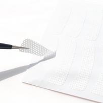 ANNAFRIS 50 porų blakstienų pleistrai po akimis, izoliacinis padėklas, priauginimas blakstienų lipdukai, blakstienų priauginimo popierinis pleistras white