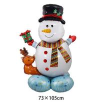 Kalėdų folijos balionai Kalėdų senelio balionas stovimas balionas Kalėdų dovana Kalėdų senelio balionas Kalėdų vakarėlio reikmenys Namų dekoravimas Snowman