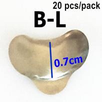 Dentinės segmentinės profiliuotos matricos Matricos Matricos juostelės Tofflemire S/M/L Užstrigusi dantų laboratorijos medžiaga 20 Pcs B Large